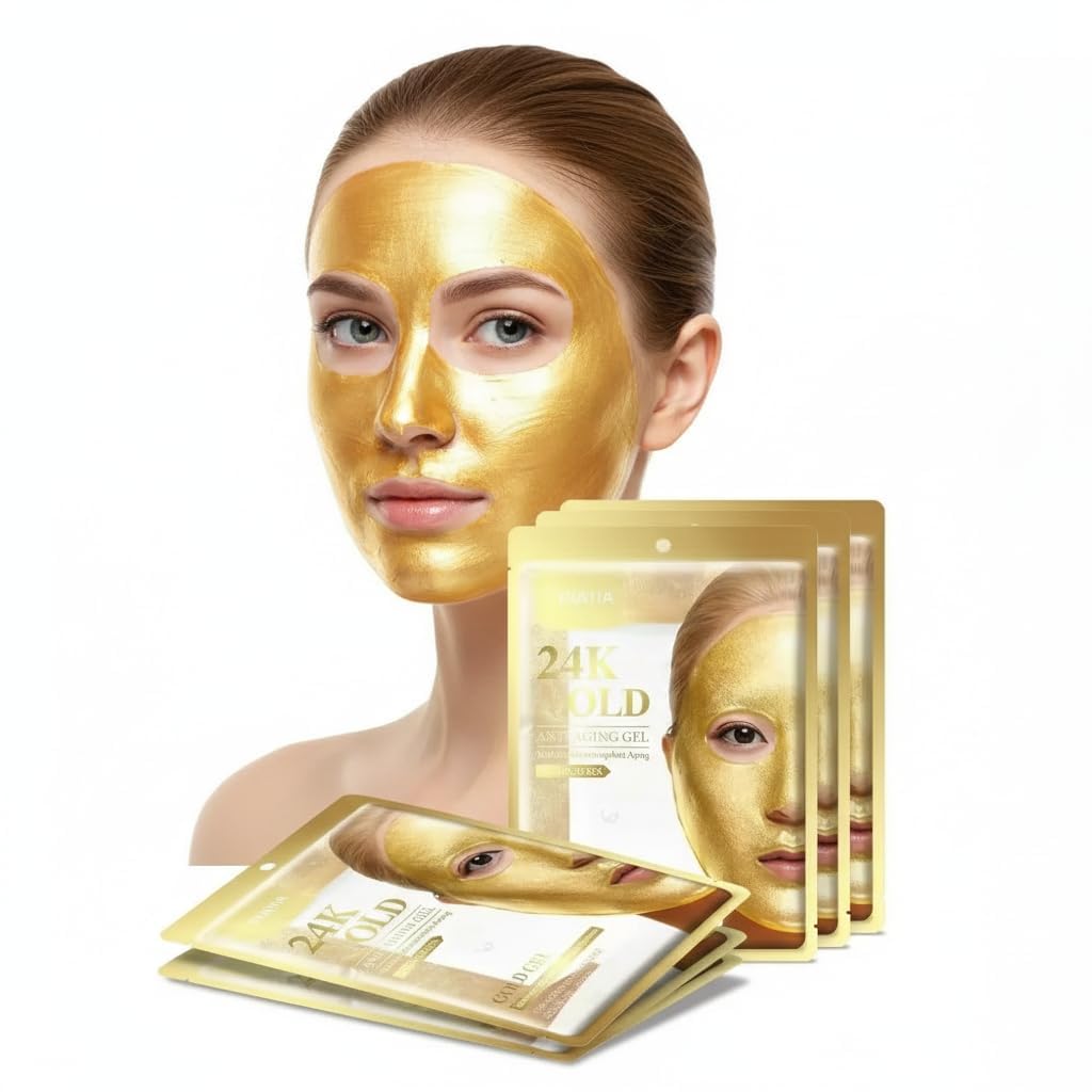 Ruseela Hydrating Face Mask Sheet For Glowing Skin  Moisturizing & Brightening Sheet Mask For Women & Men, Deep Nourishing Faci