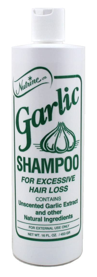 Nutrine Garlic Shampoo Unscented 16 Ounce (473ml) (Pack of 6)