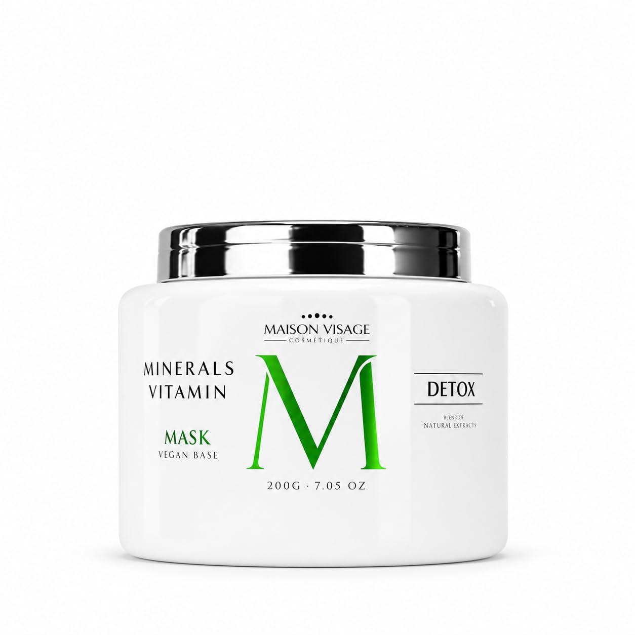 Minerals Vitamin Detox Hair Mask, Scalp Care & Hydrating Treatment, Vegan Formula, 200 G / 7.05 Oz