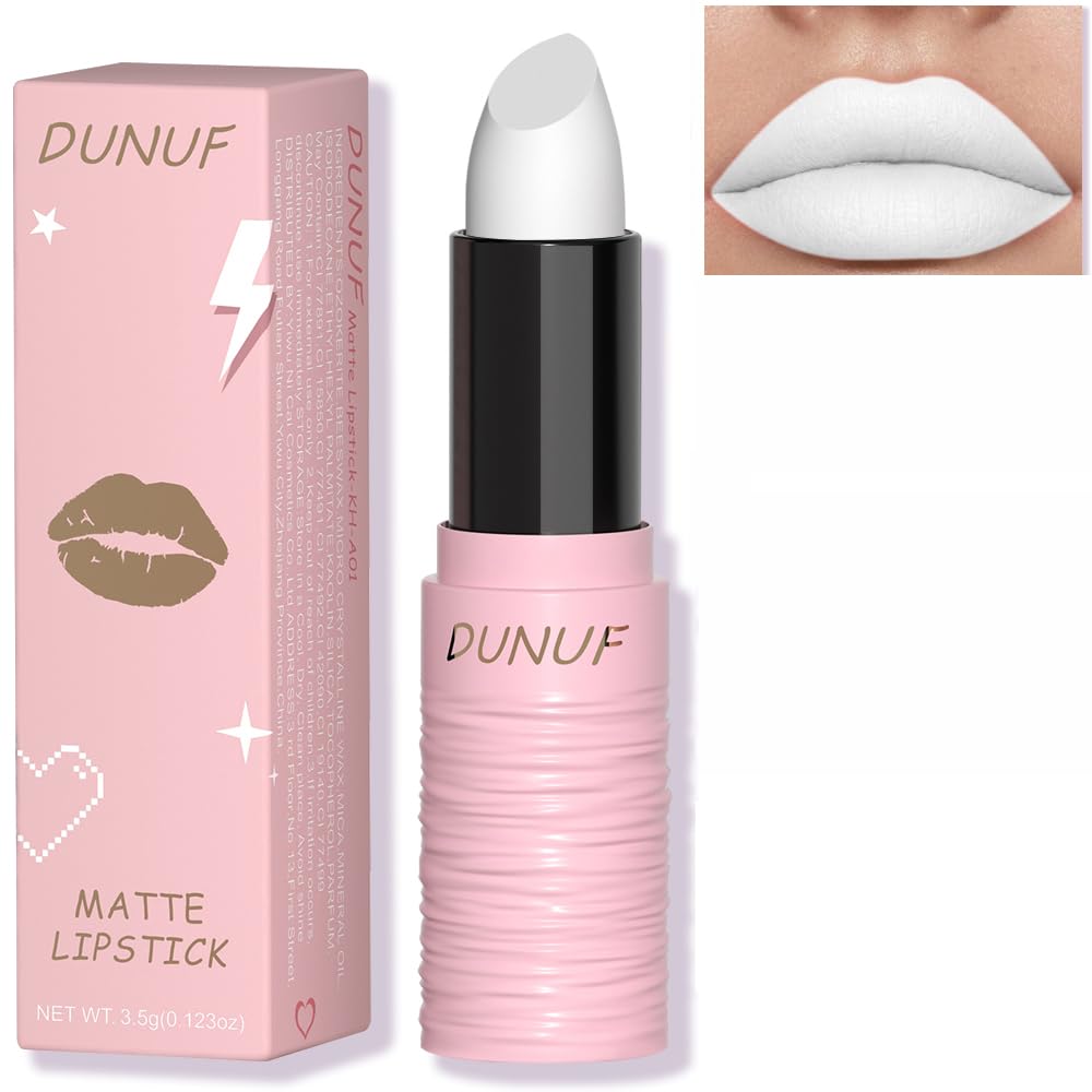 Beuking Matte Lipstick Festival Green Lip Tint Gloss Face Painting Stick Silky High Pigment Smooth Velvet Waterproof White Black