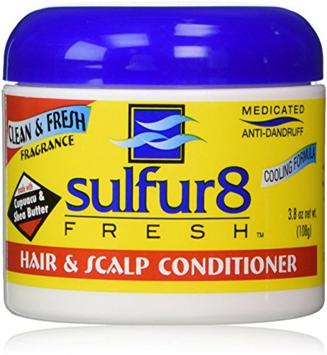 Sulfur8 Fresh Medicated Hair & Scalp Conditioner, 3.8 oz (Pack of 3)