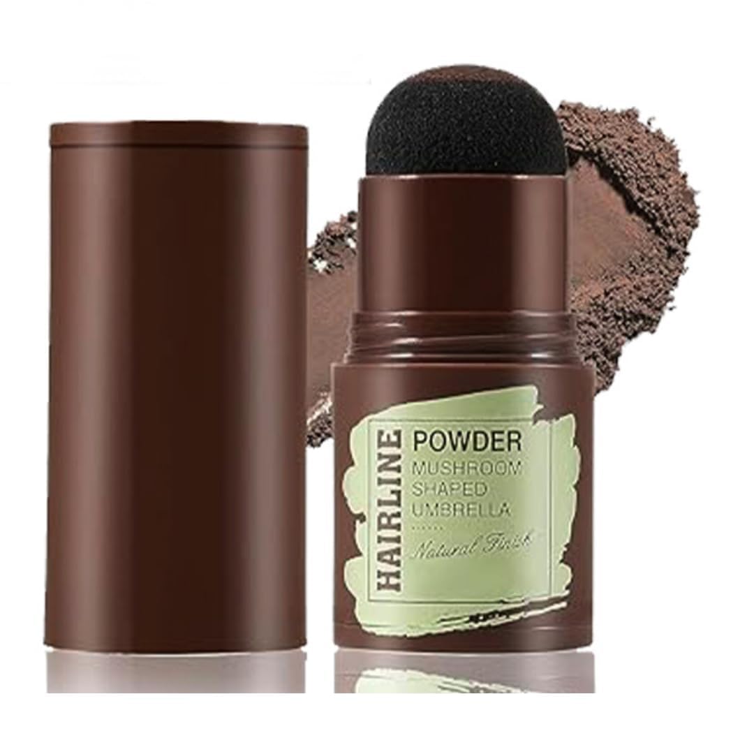 Eizoou Instant Natural Hairline Colour TouchUp Powder For Women & Men  Black | Hair Shading Sponge Pen, Hairline Shadow Powder