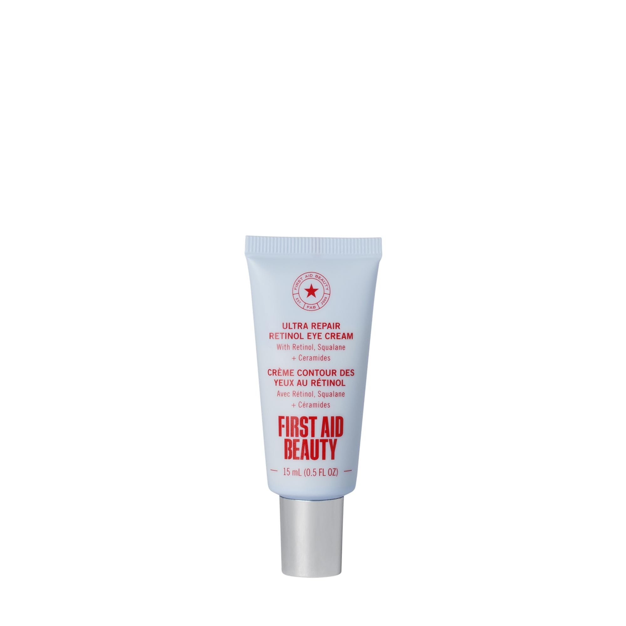 First Aid Beauty Retinol Eye Cream with Encapsulated Retinol + Ceramides, Fragrance Free Anti-Aging Eye Treatment for Fine Lines