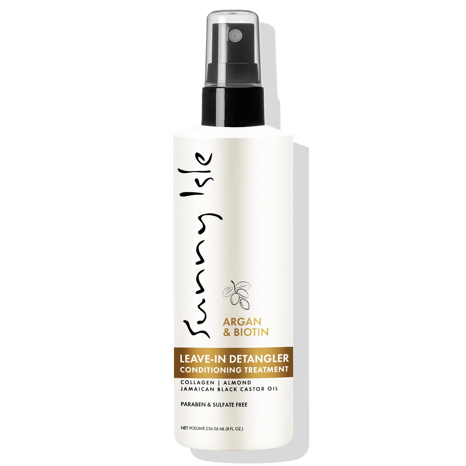 Sunny Isle Argan & Biotin LeaveIn Detangler Conditioner 8oz