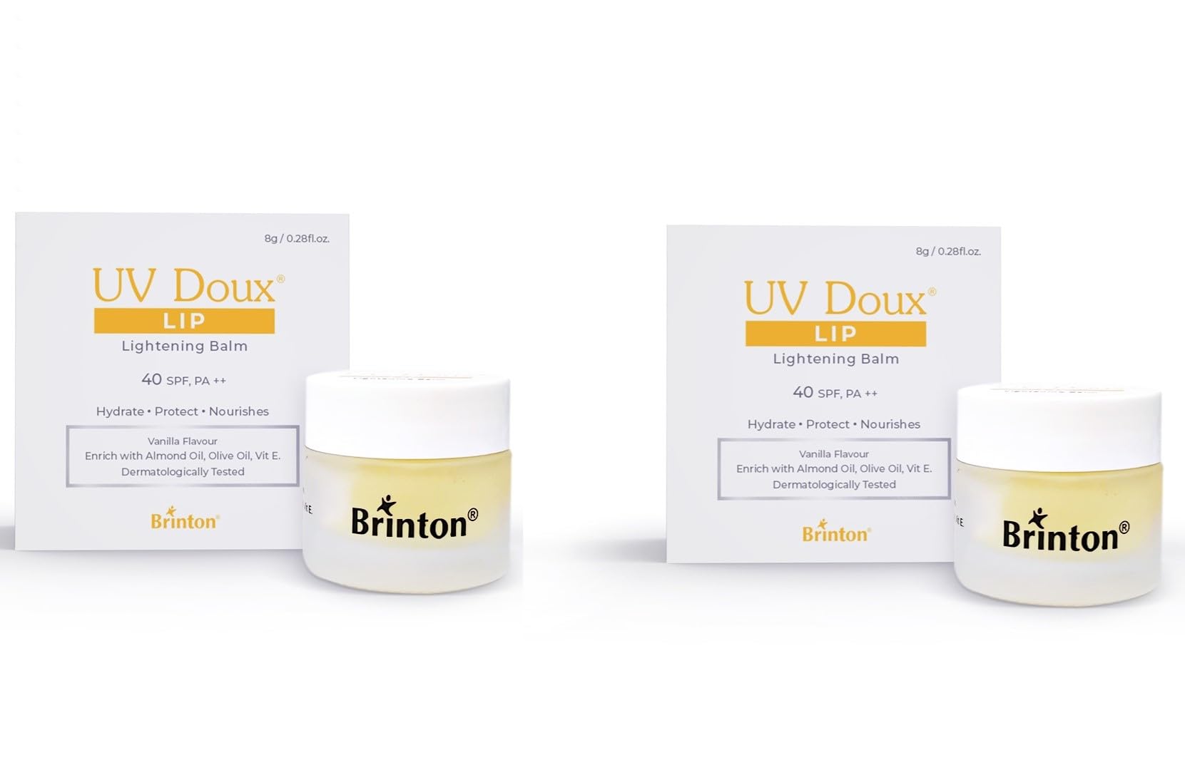 Uv Doux Lip Lightening Balm Spf 40 Pa++ | IndiaS No.1 Dermatologist Recommended Brand | With Almond Oil, Olive Oil & Vitamin E |