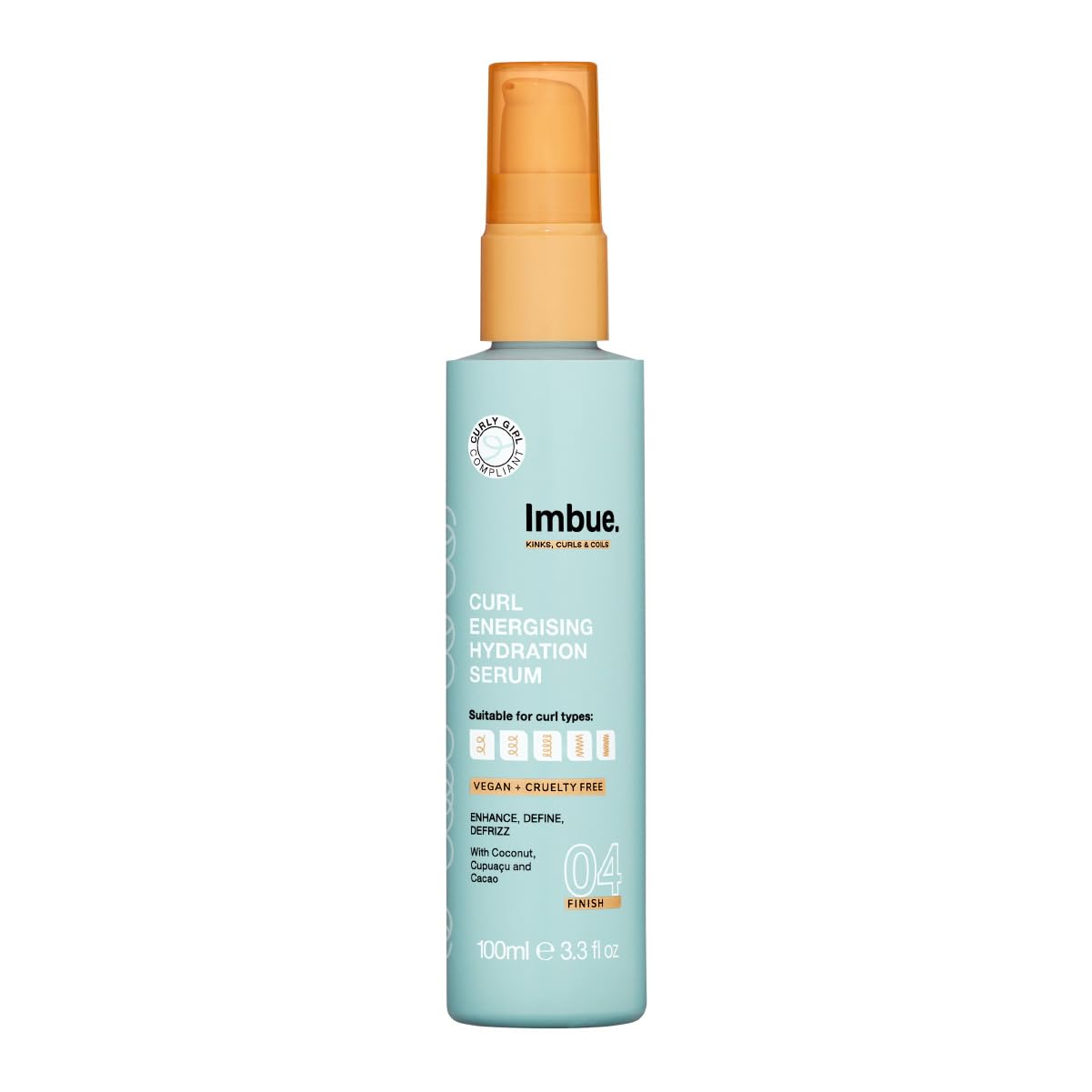 Imbue Curl Worshipping Shine Oil For Curly Hairs 3.3 Fl Oz -| Curly Girl Compliant + Vegan | Curly Hair Styling Product | Curls