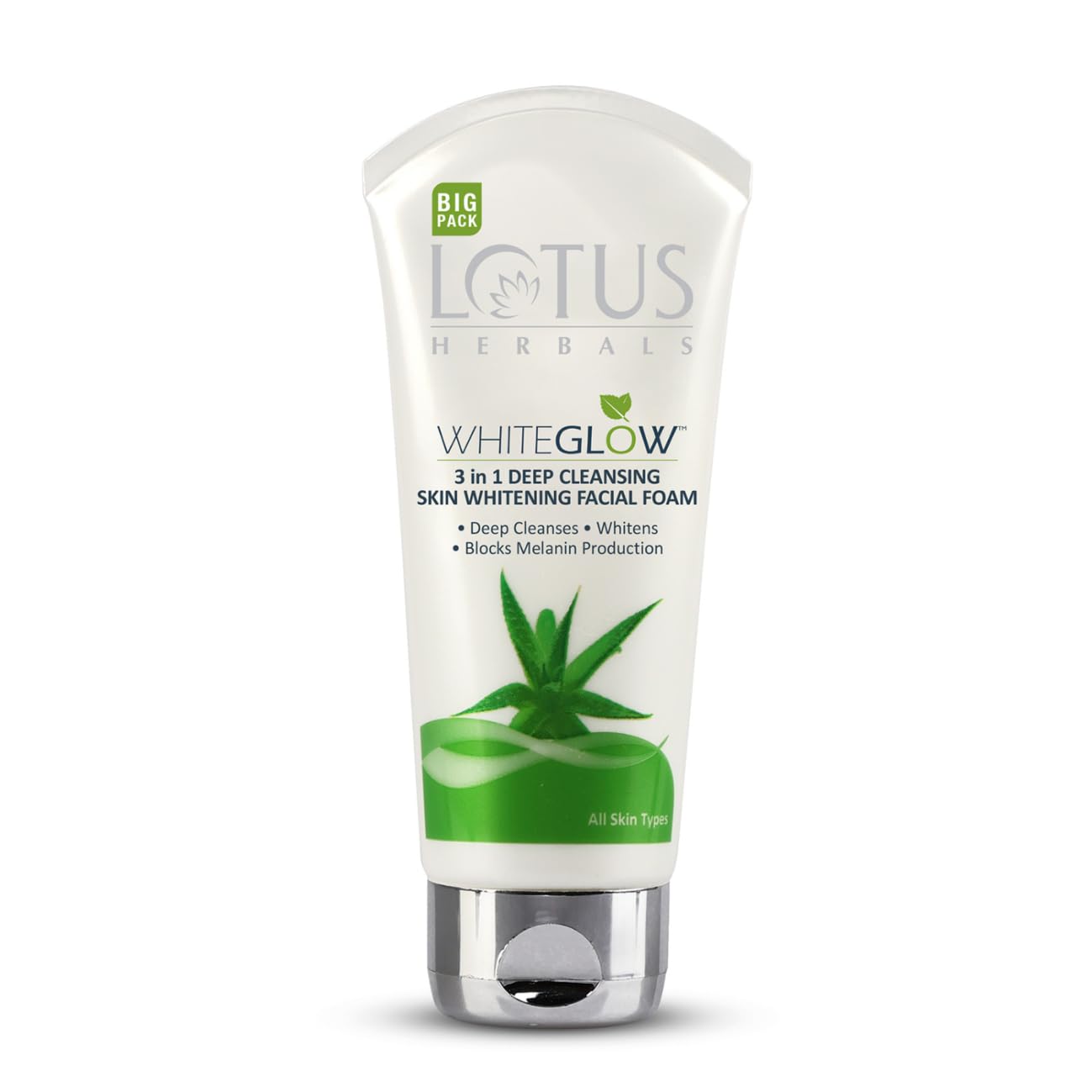 Lotus Herbals 3 In 1 Deep Cleansing Facial Foam | Face Wash For Women & Men | Blocks Melanin Production | Acne & Oil-Control | F