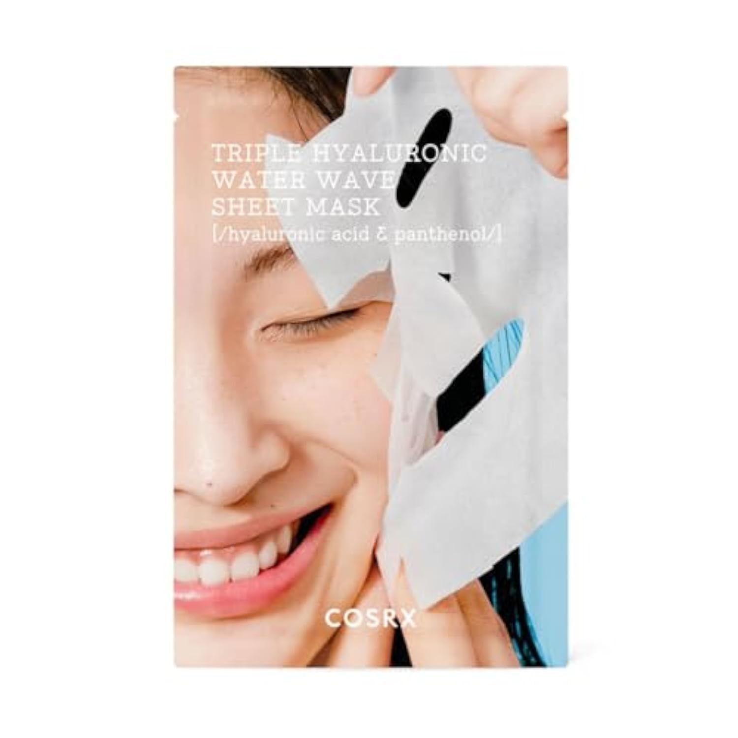 Cosrx Triple Hyaluronic Water Wave Sheet Mask 20Ml / 0.67 Fl.Oz | Hyaluronic Acid Face Mask | Korean Skin Care, Cruelty Free, Pa