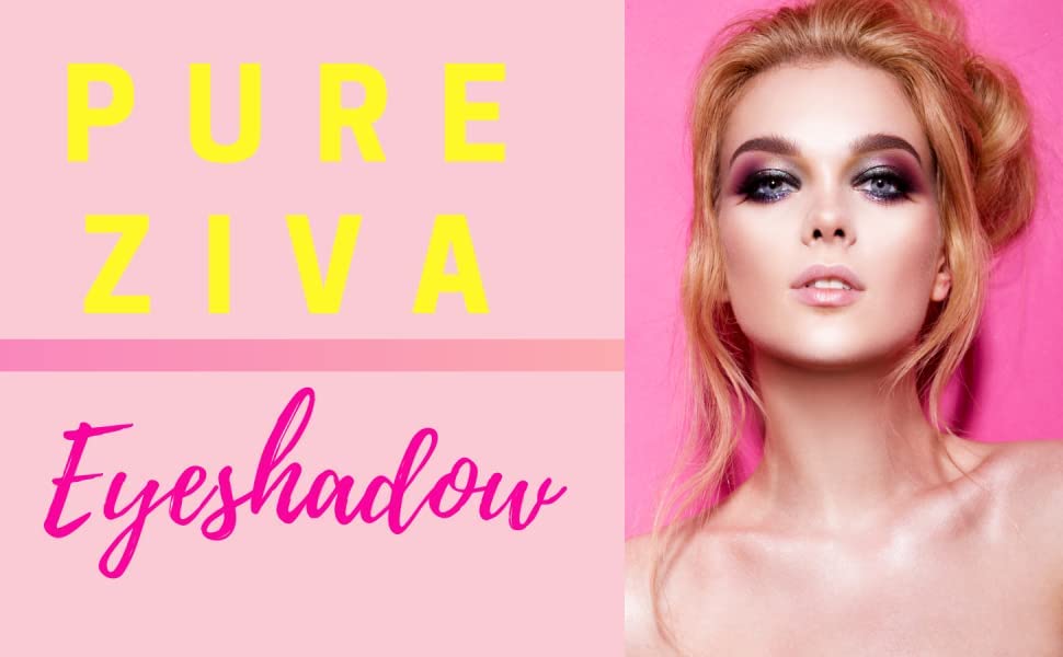 Pure Ziva Cantaloupe Matte Soft Orange Pink Beige Pressed Powder Single Vegan Eyeshadow; Talc, Paraben & Cruelty Free