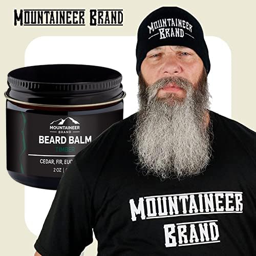 Mountaineer Brand Beard Balm For Men | All Natural Leave-In Conditioner To Moisturize Dry Itchy Skin | Beard Butter Hydrates, So