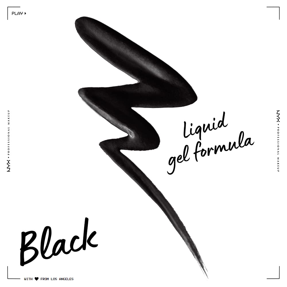 Nyx Professional Makeup Epic Wear Liquid Liner, Long-Lasting Waterproof Eyeliner - Black