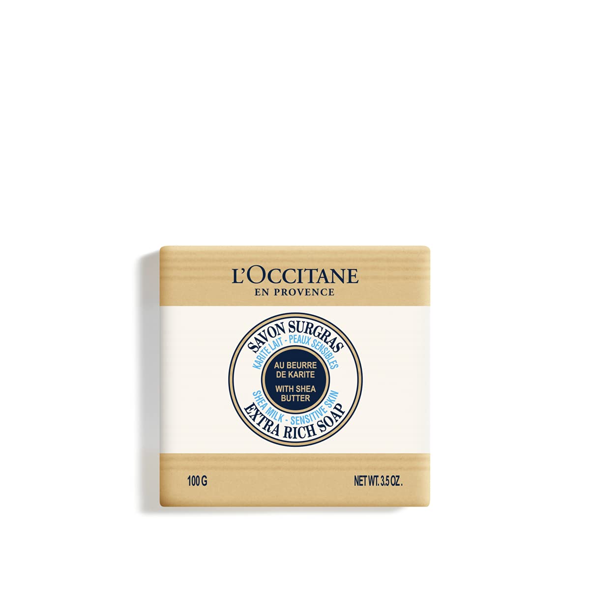 L 'Occitane Shea Milk Sensitive Skin Extra Rich Soap, 3.50 oz