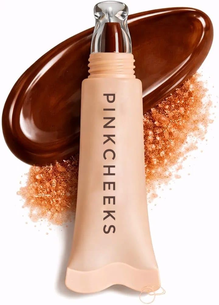 Lip Gloss Set  Moisturizing HighShine Formula | Soft Peach & Rose Tone Glosses | Lightweight NonSticky Travel Size Lip Shine 