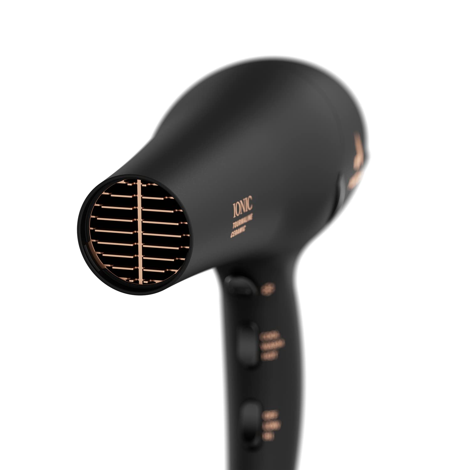 Andis 80750 Tourmaline Ceramic Ionic Hair Dryer, 1875W, Low Noise, Soft Grip, Black
