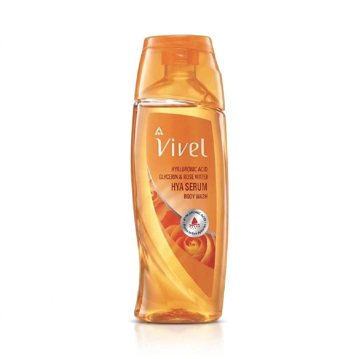 Vivel Hya Serum Body Wash 200Ml|Hyaluronic Acid, Glycerin & Rose Water|Deep Intense Daily Hydration Shower Gel|Improve Dry Rough