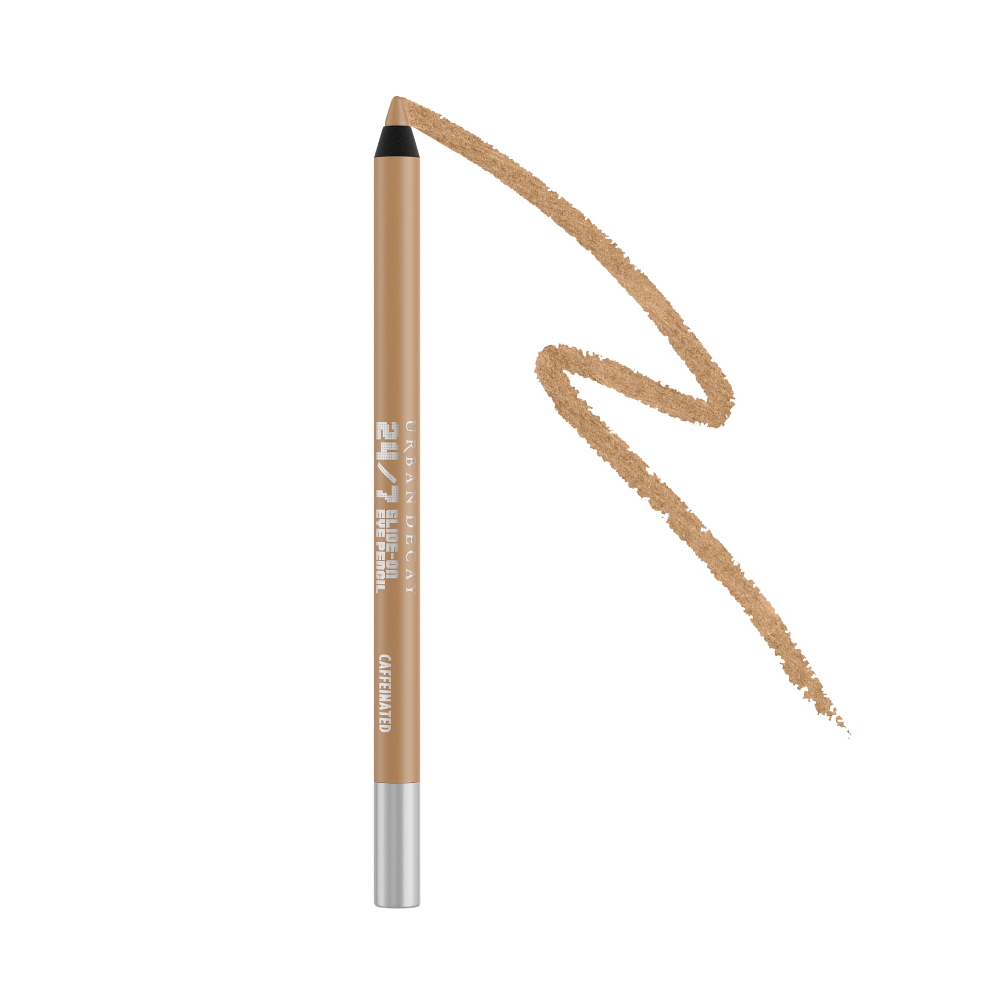 Urban Decay 24/7 Waterproof Waterline Eyeliner Pencil (Caffeinated - Cool Light Brown Matte), Smudge-Resistant, Transfer-Resista