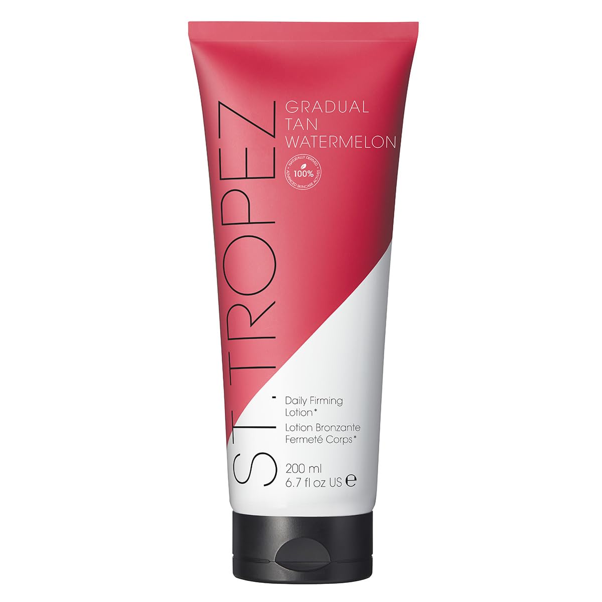 Sttropez Gradual Tan Watermelon, Daily Firming Lotion, Hydrating Self Tan Moisturizer, 5 Skincare Benefits, Vegan, Natural & Cru