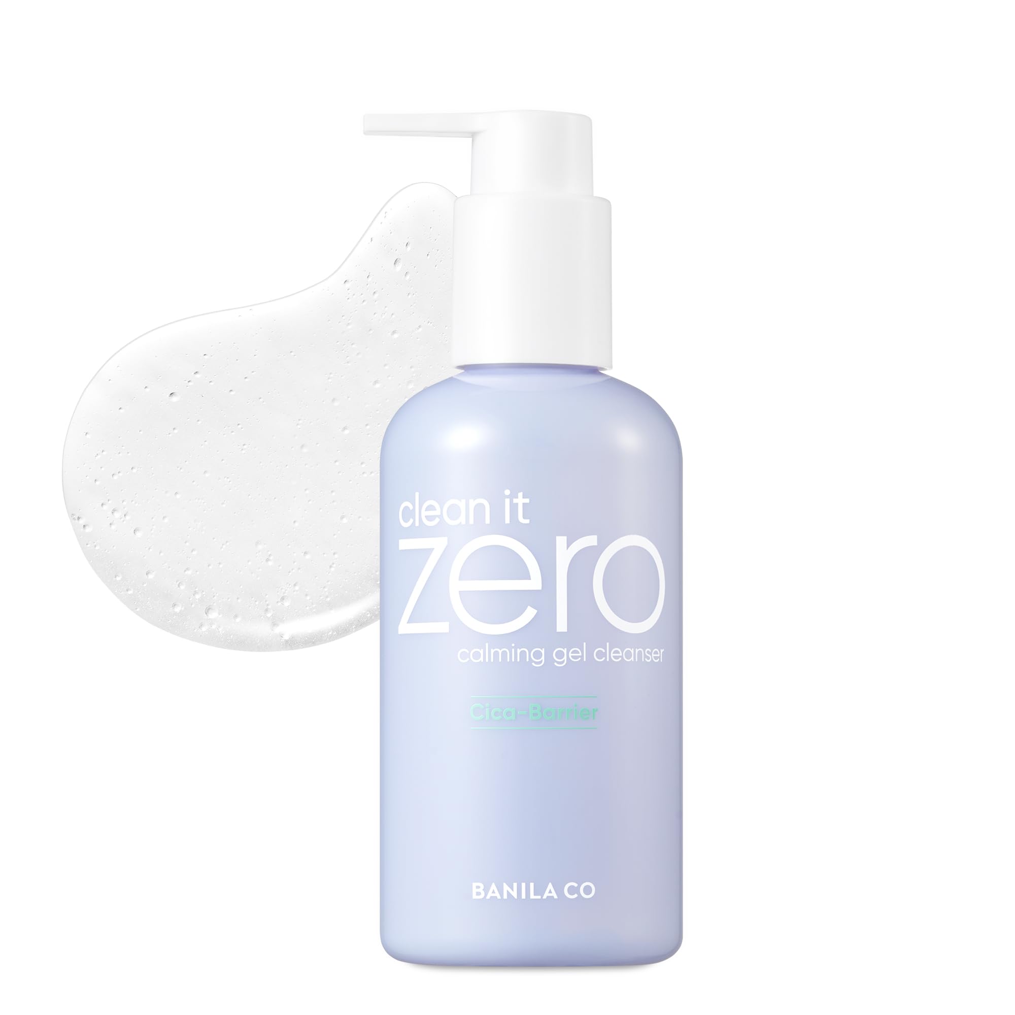 BANILA CO Clean It Zero Calming Gel Cleanser | Cica & Amino Acid Complex for Gentle Hydration | Vegan & Hypoallergenic | Korean 