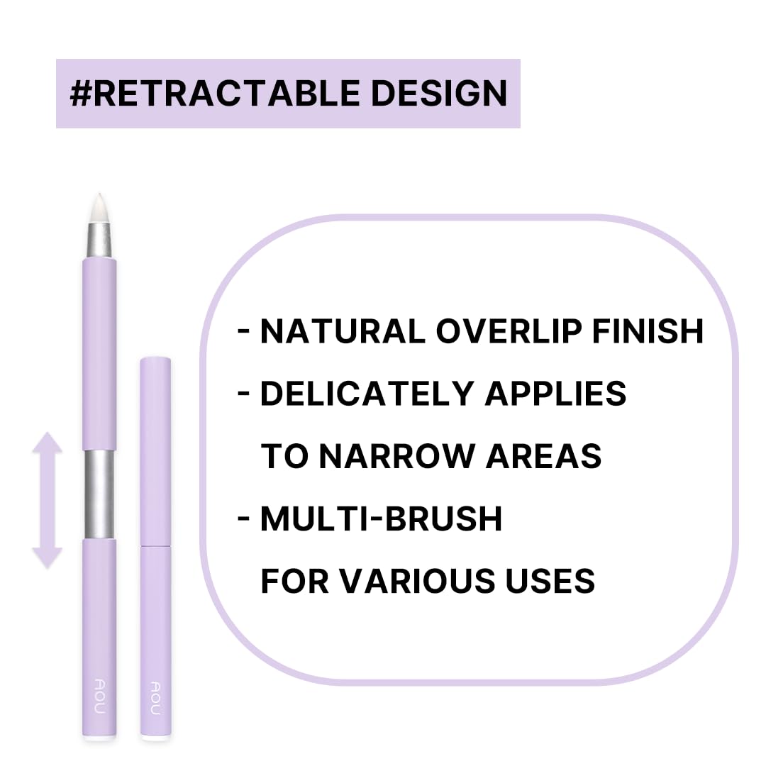 Aou Pencil Brush Compact & Retractable Design For Easy Carry With Pointed Tip For Various Uses