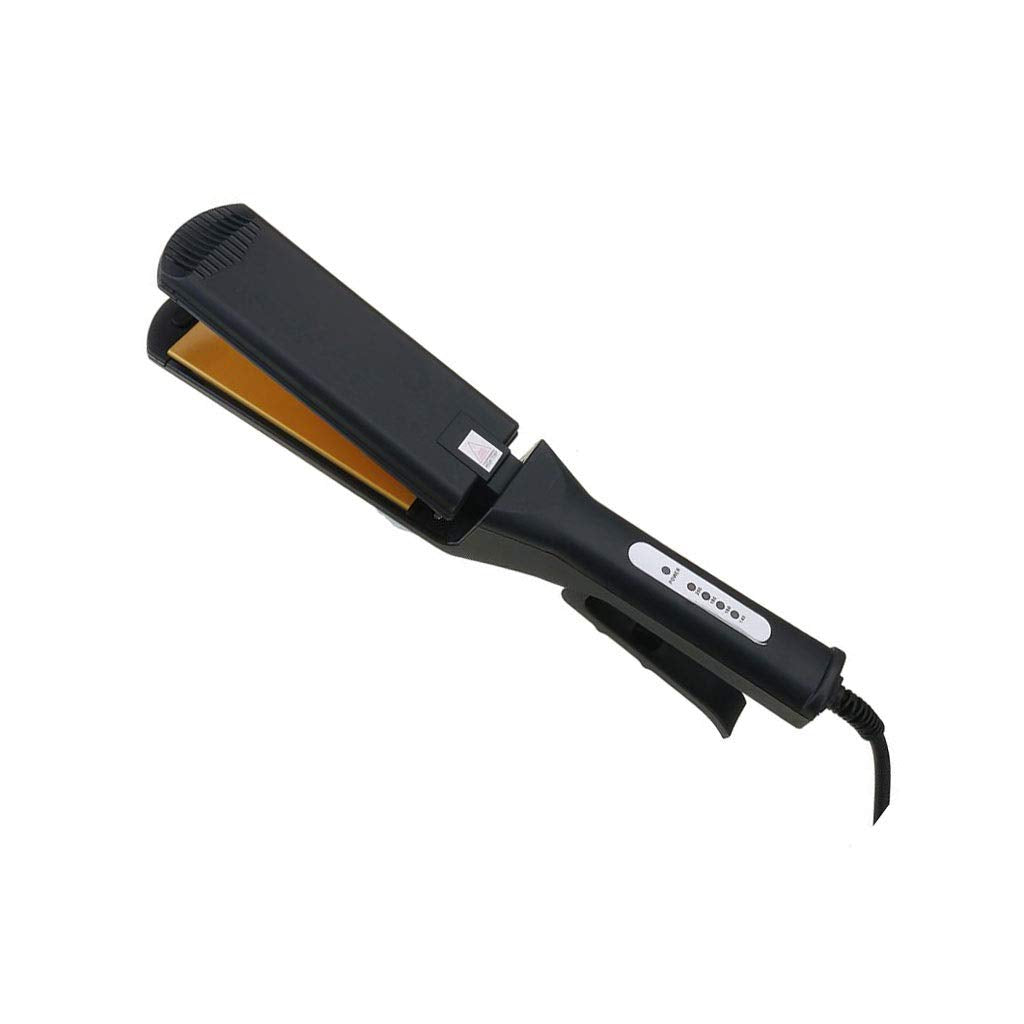 QOPCBCGN 4 in 1 Professional Hair Salon Ceramic Curling Styler Straightener Curler Corn Interchangeable Irons Crimpers