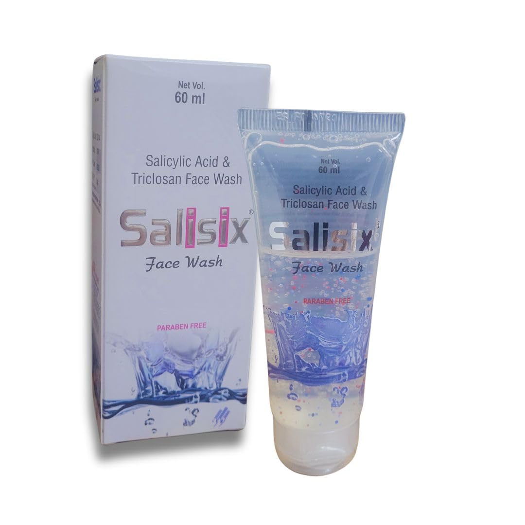 Rotex Salisix AntiAcne Salicylic Acid 1% Face Wash With Triclosan For Pore Cleansing, Oil Control & Sebum Regulation | Suitable