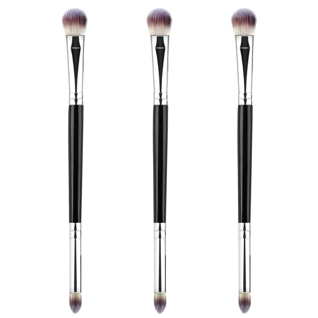 MUIIGOOD 3Pcs Eyeshadow Brush Eye Makeup Brush Professional Blending Eyeshadow Makeup Brushes for Concealer Eyebrows Eyeliner So