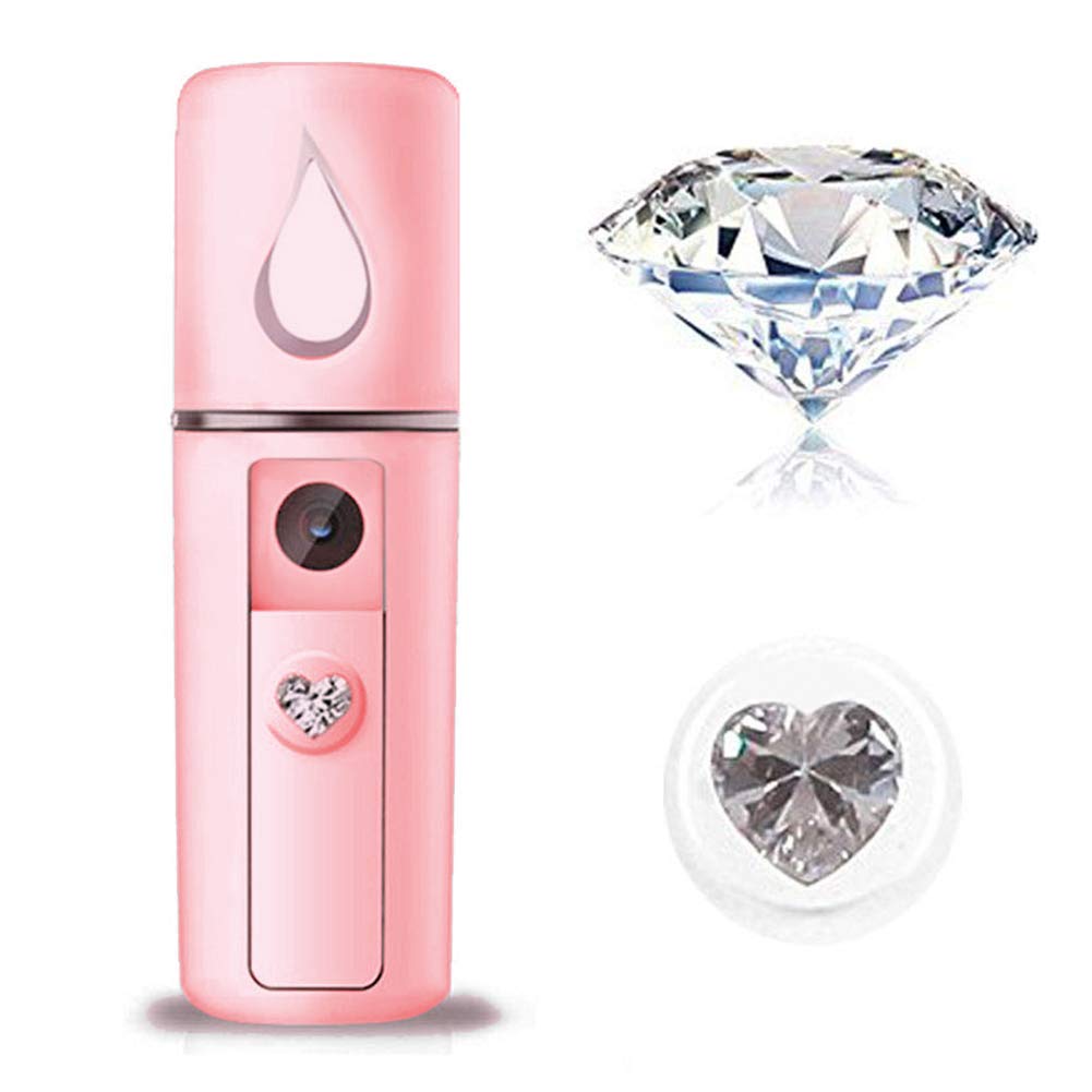 Nano Facial Steamer Mist Spray Eyelash Extensions Cleaning Pores Water Spa Moisturizing Hydrating Face Sprayer Usb Rechargeable