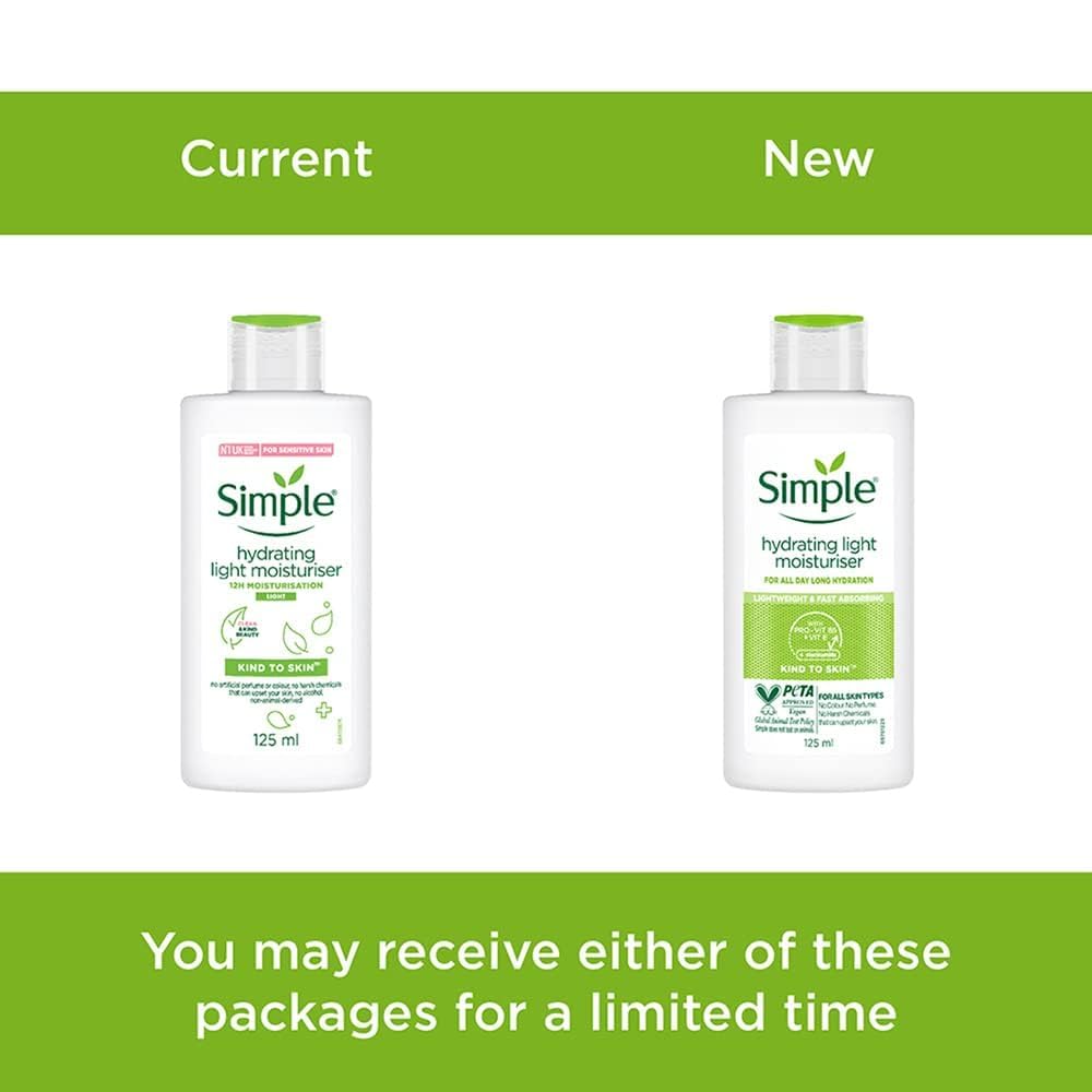 Simple Kind To Skin Hydrating Light Moisturiser 125 Ml By Simple