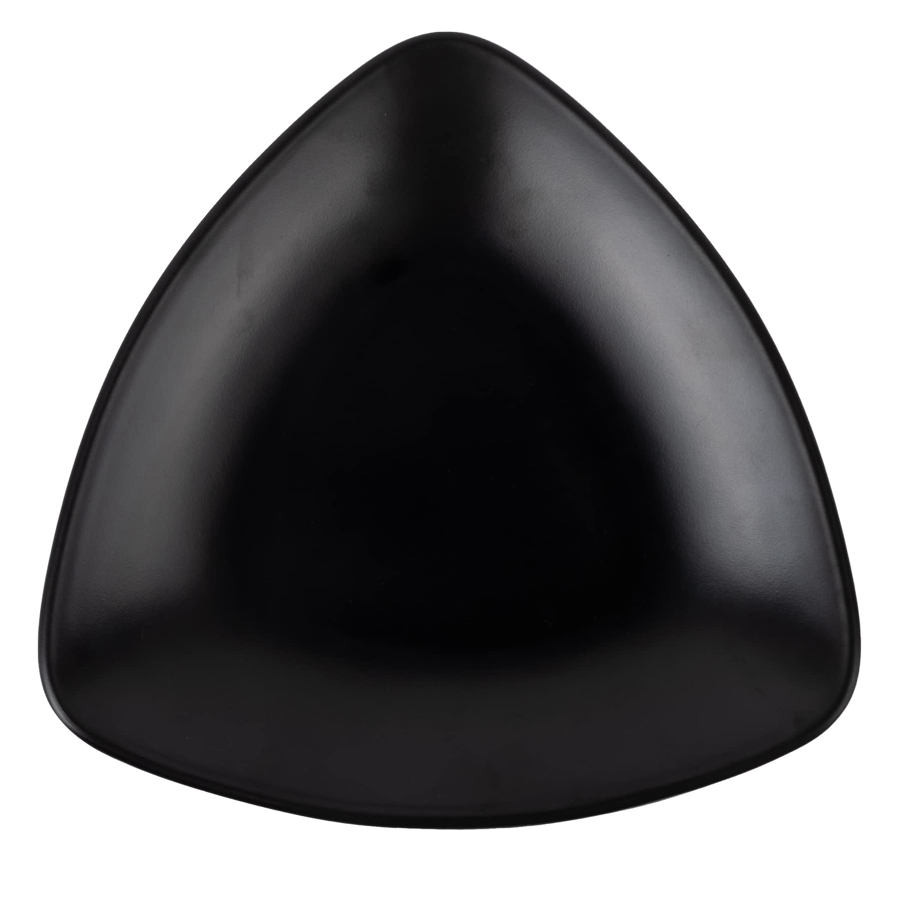 AUEAR, A5 Melamine Trinket Dish Decorative Jewelry Tray Ring Holder Organizer for Keys Food Safe Dishware Black (Triangle)