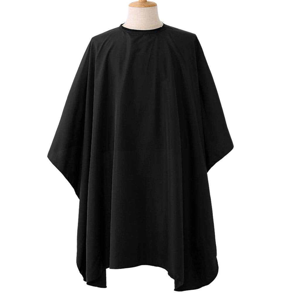 Borogo Professional Waterproof Hair Styling Cape Nylon Haircuting Salon Cape Gown Hair Salon With Snap Closure - 50'' X 60''