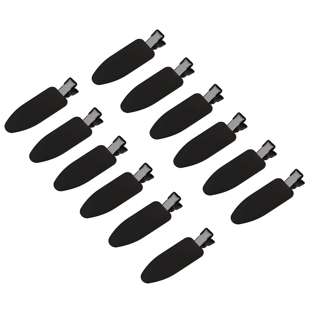 Minihope 24 Pieces Hair Clips - Dent-Free Soft Clips For Women And Girls, Including Harry Josh Clips (Morandi & Black)