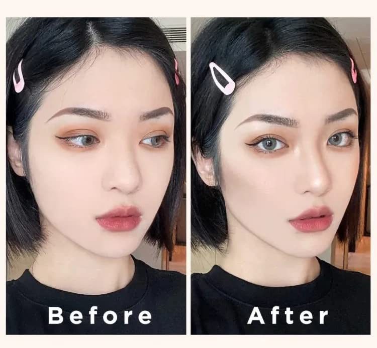 Serseul Face Sculpting Contour Powder, Matte Finish Contour Palette,Smooth Face Bronzing Pressed Powder, On The Go Contour Makeu