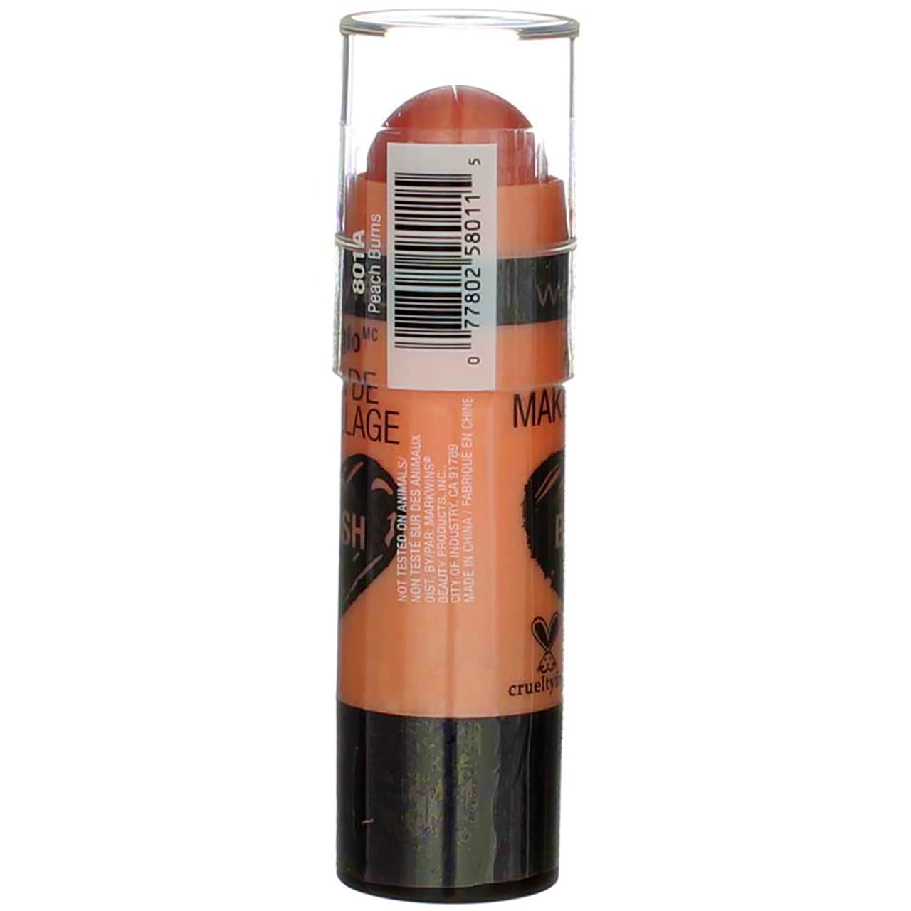 Wnw Megaglo Mkeup Stk 801 Size .21 O Wet N Wild Megaglo Makeup Stick 801A Peach Bums 0.21Oz