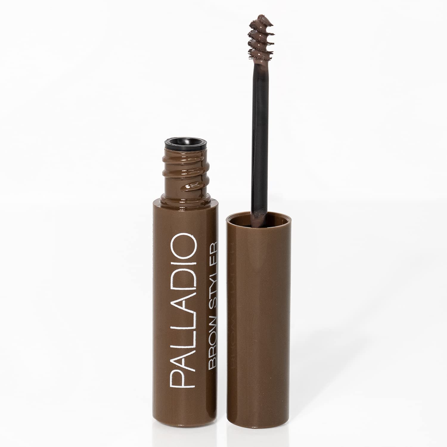 Palladio Brow Styler Tinted Gel, Innovative Formula, Holds and Grooms Brows, Brow Setter, Tinted Natural Look, Lightweight, Mult