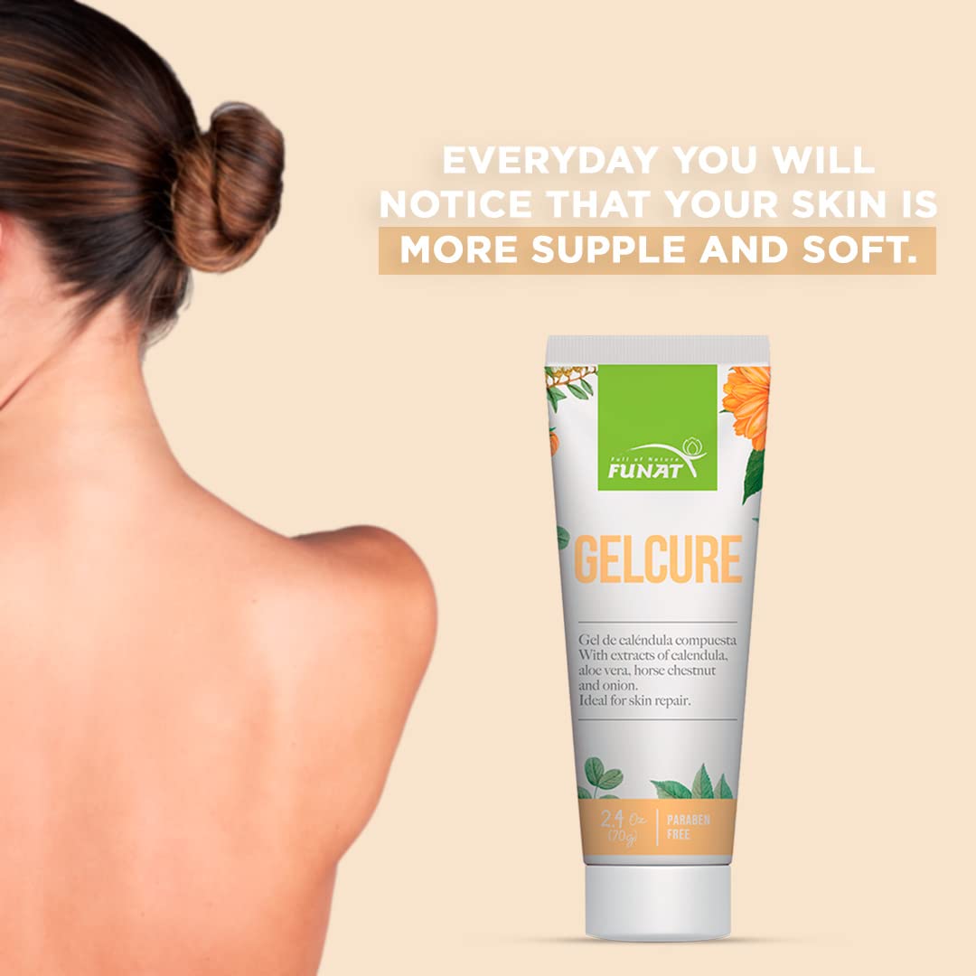 FULL OF NATURE FUNAT Calendula Aloe Vera Skin Repair Body and Face Lotion Moisturising Cream Therapy Treatment Reparador Paraben