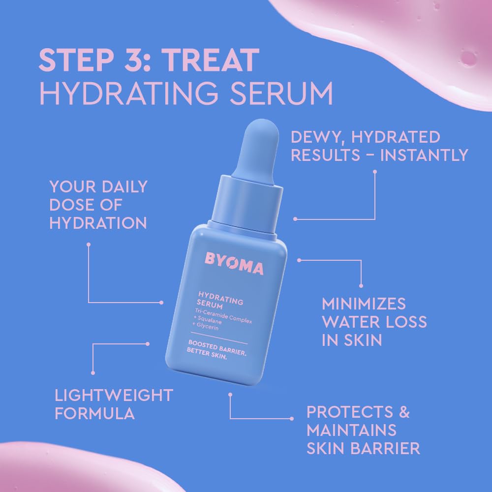 BYOMA Universal Skincare Heroes (5-Piece Kit) - Skincare Gift Set with Jelly Cleanser, Milky Toner, Hydrating Serum, Gel Cream &
