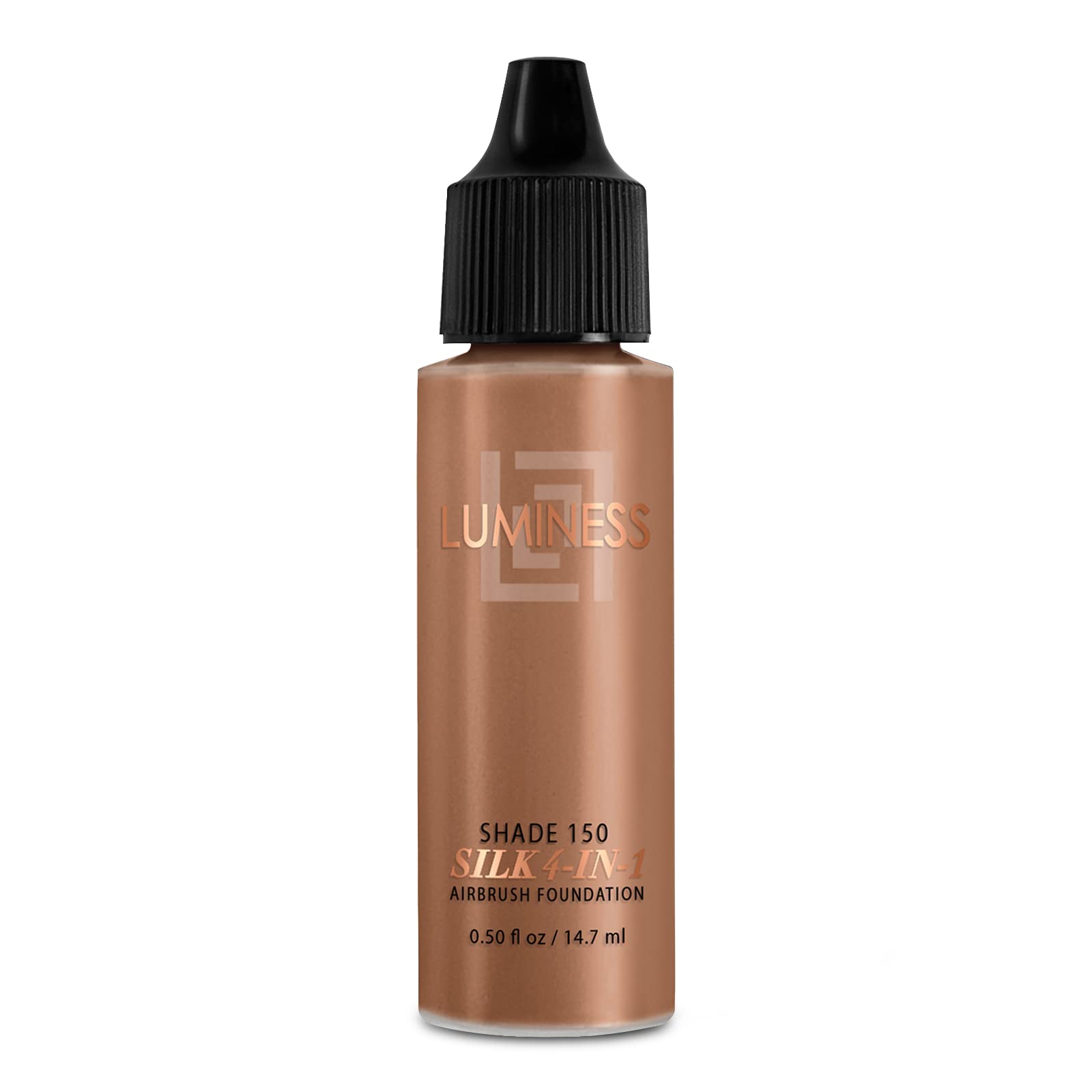 Luminess Air Silk 4-In-1 Airbrush Foundation- Foundation, Shade 150 (.5 Fl Oz) - Sheer to Medium Coverage-Anti-Aging Formula Hyd
