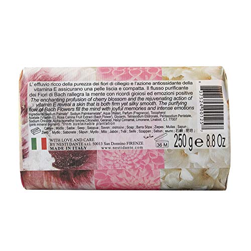 Nesti Dante Philosophia Natural Soap, Liftcherry BlossomOsmanthus and geranium With Bach Flowers and Vitamin E, 88 Ounce
