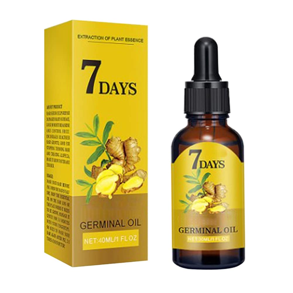 Ginger Hair Growth Serum for Scalp Massage, Hair Follicle Treatment, Hair Care - Germinal Essence Conditioner for Regrowth & Los
