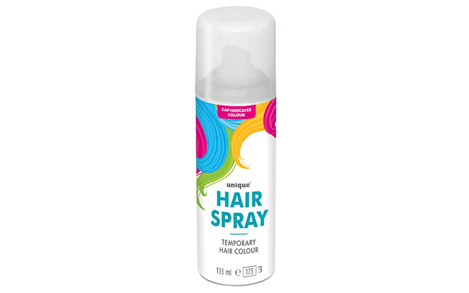 White Neon Hair Spray 4.5 fl oz - Easy to Apply & Wash Out - Perfect for Parties & Events