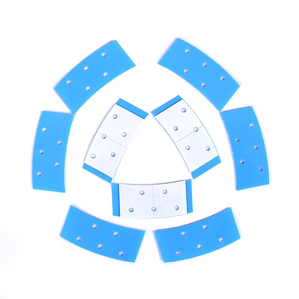 Coloryoung Wig Tape Strips 36Pcs Double Sided Waterproof Lace Wigs Adhesive Tape For Lace Wig Toupee (Blue With Hole)