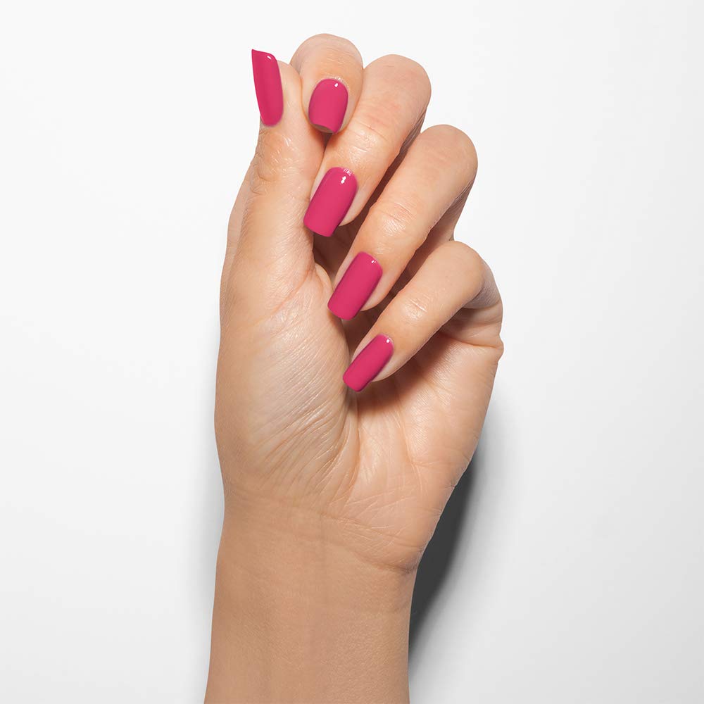 Morgan Taylor Nail Lacquer (One Tough Princess) Bright Pink Nail Polish, Finger Nail Polish, Long Lasting Nail Polish, Bright Pi