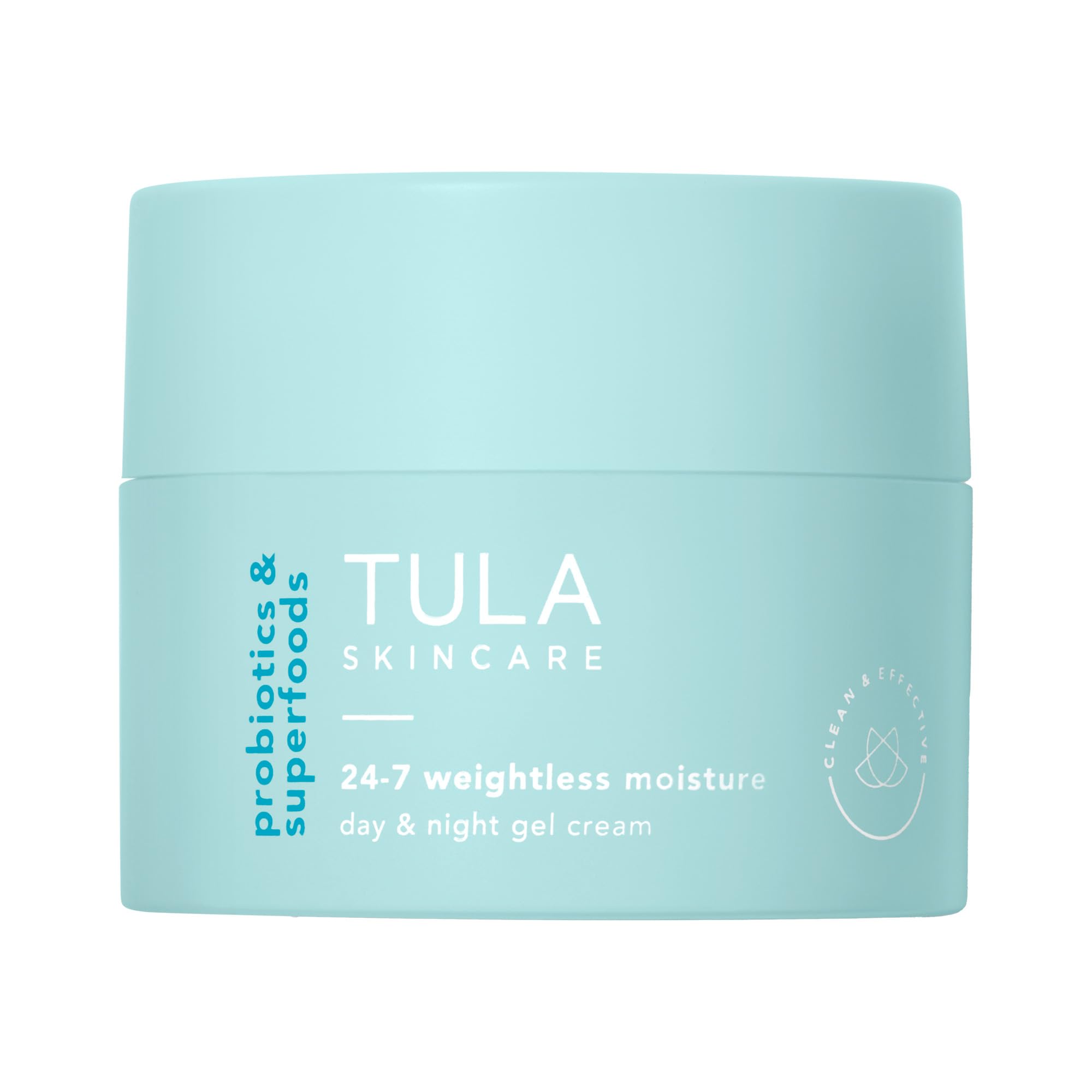 Tula Skin Care 24-7 Weightless Moisture Hydrating Day & Night Cream - Anti-Aging Lightweight Gel Cream Moisturizer For Face, Con