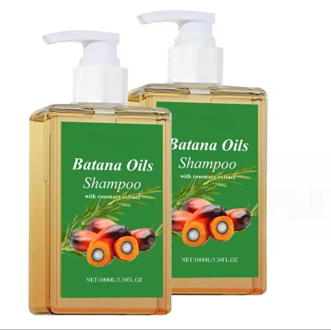 Viareline Batana Oil Shampoo for Hair Loss Prevention, Deep Cleansing, Nourishing and Repairing Damaged Hair, Scalp Care