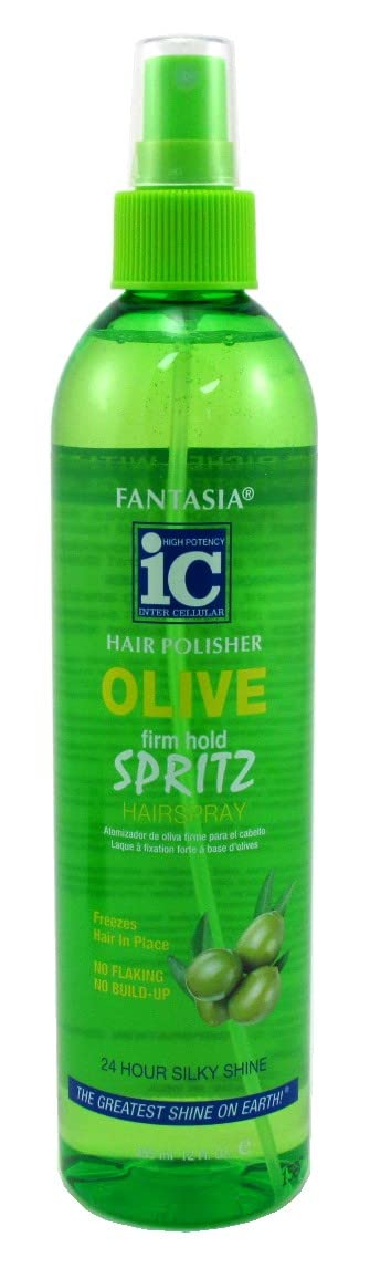 Fantasia Spritz Olive Firm Hold 12 Ounce Pump (354Ml) (2 Pack)
