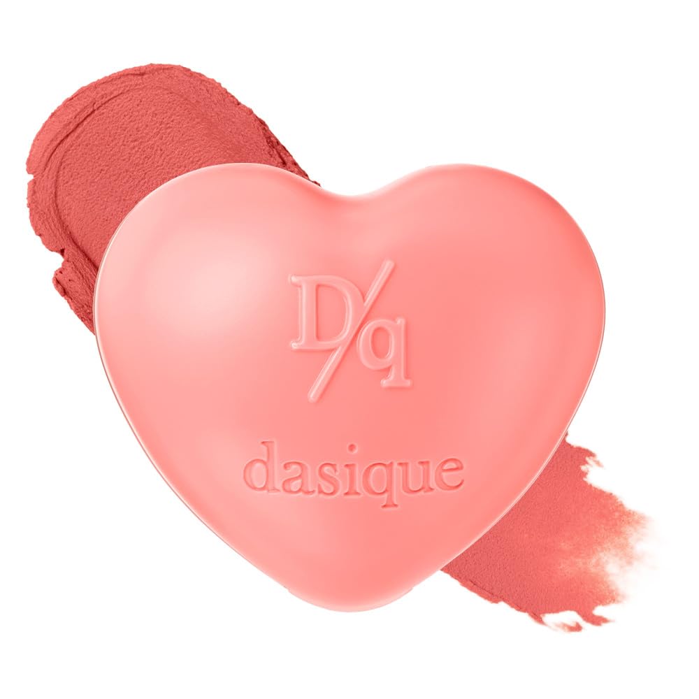 dasique Souffle Color Pot #04 Mango Spread - Makeup Blush, Buildable Silky-Smooth Texture, Build-In Mini Brush, Multi-Use For Ch