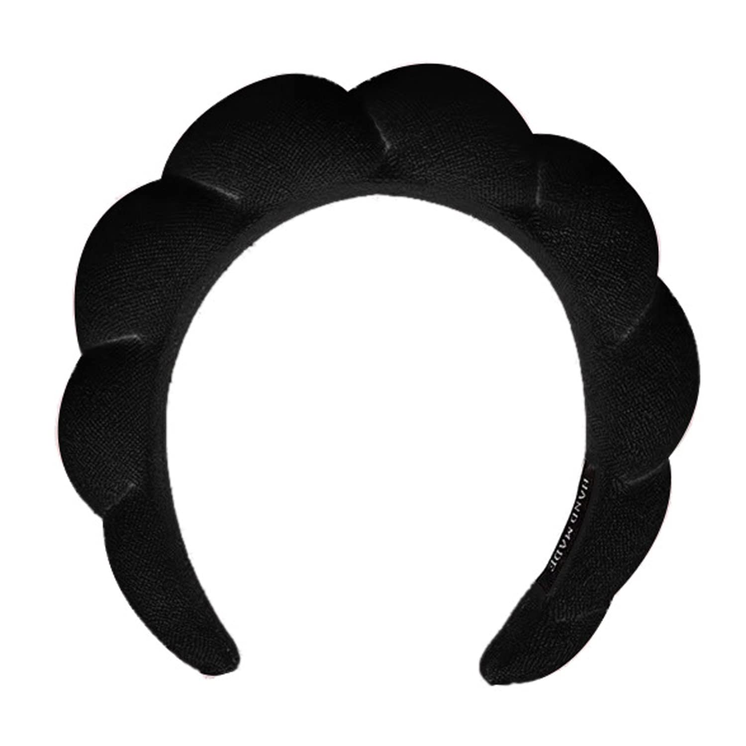 Wfwj Women'S Spa Headband, Headband For Washing Face, Makeup Removal, Shower, Skincare (Black, 1 Count)