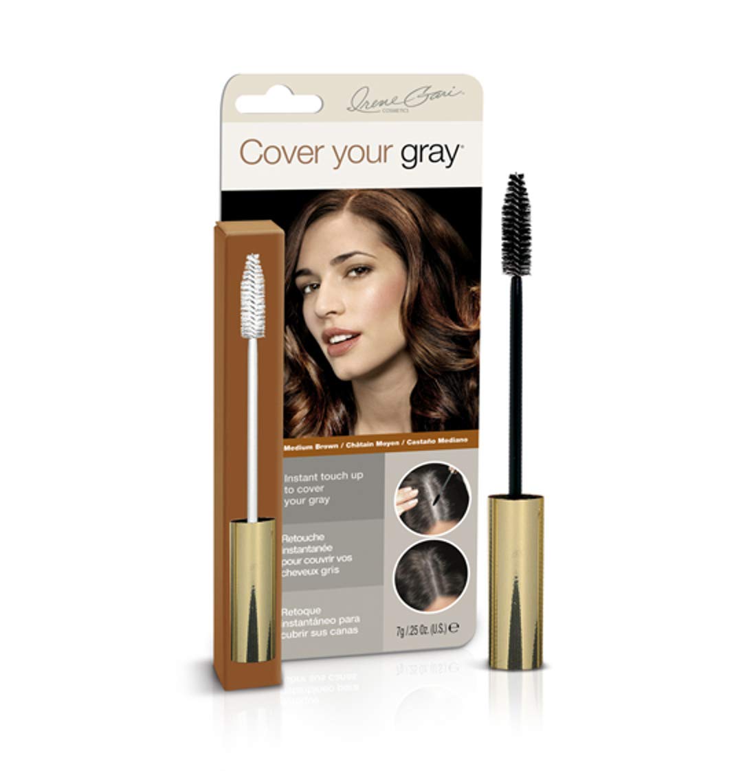 Cover Your Gray Brush-In Wand - Medium Brown (Pack Of 2)