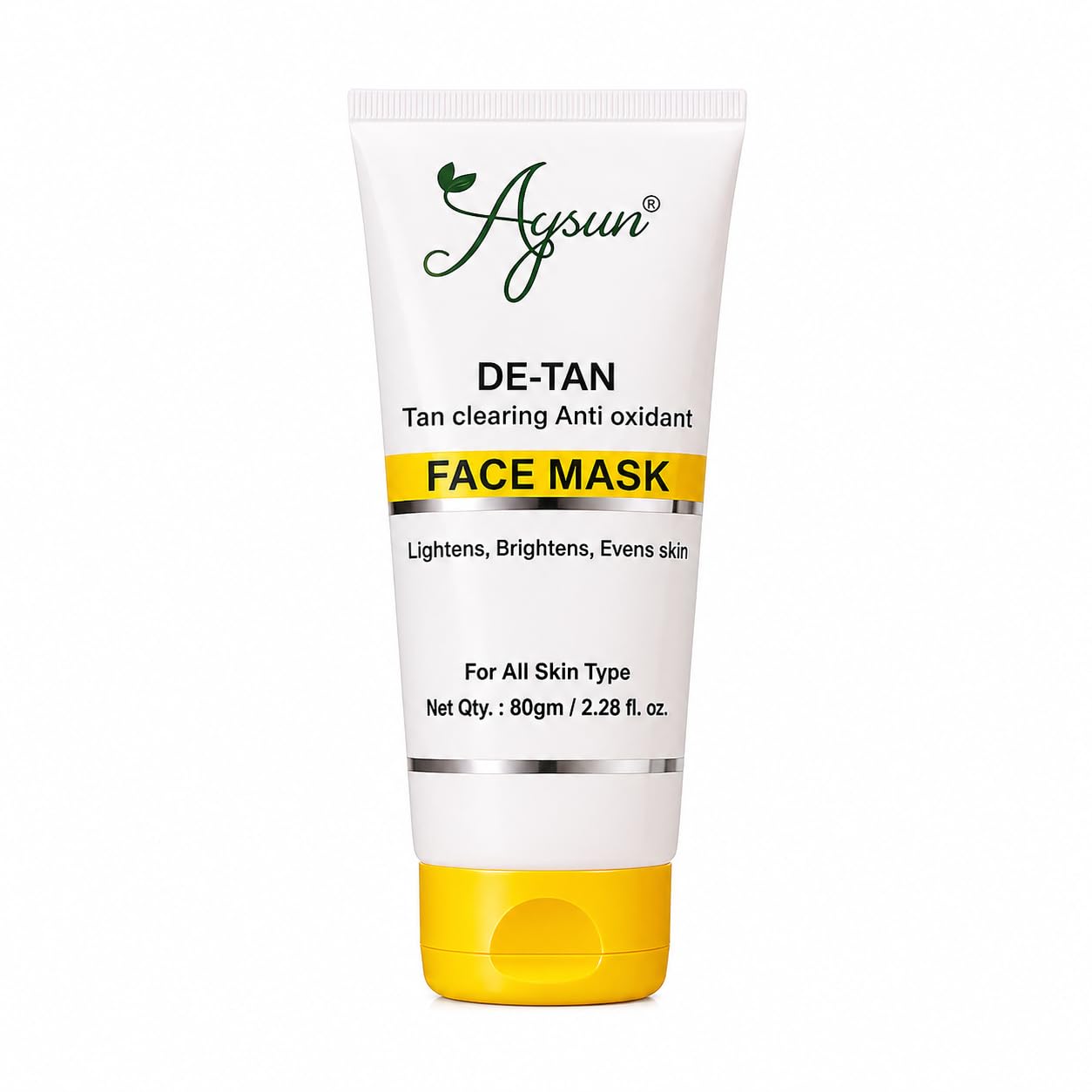 Aysun DeTan Face Mask For Glowing Skin | Removes Tan, Improves Complexion & Enhances Radiance | Deep Cleansing AntiOxidant For
