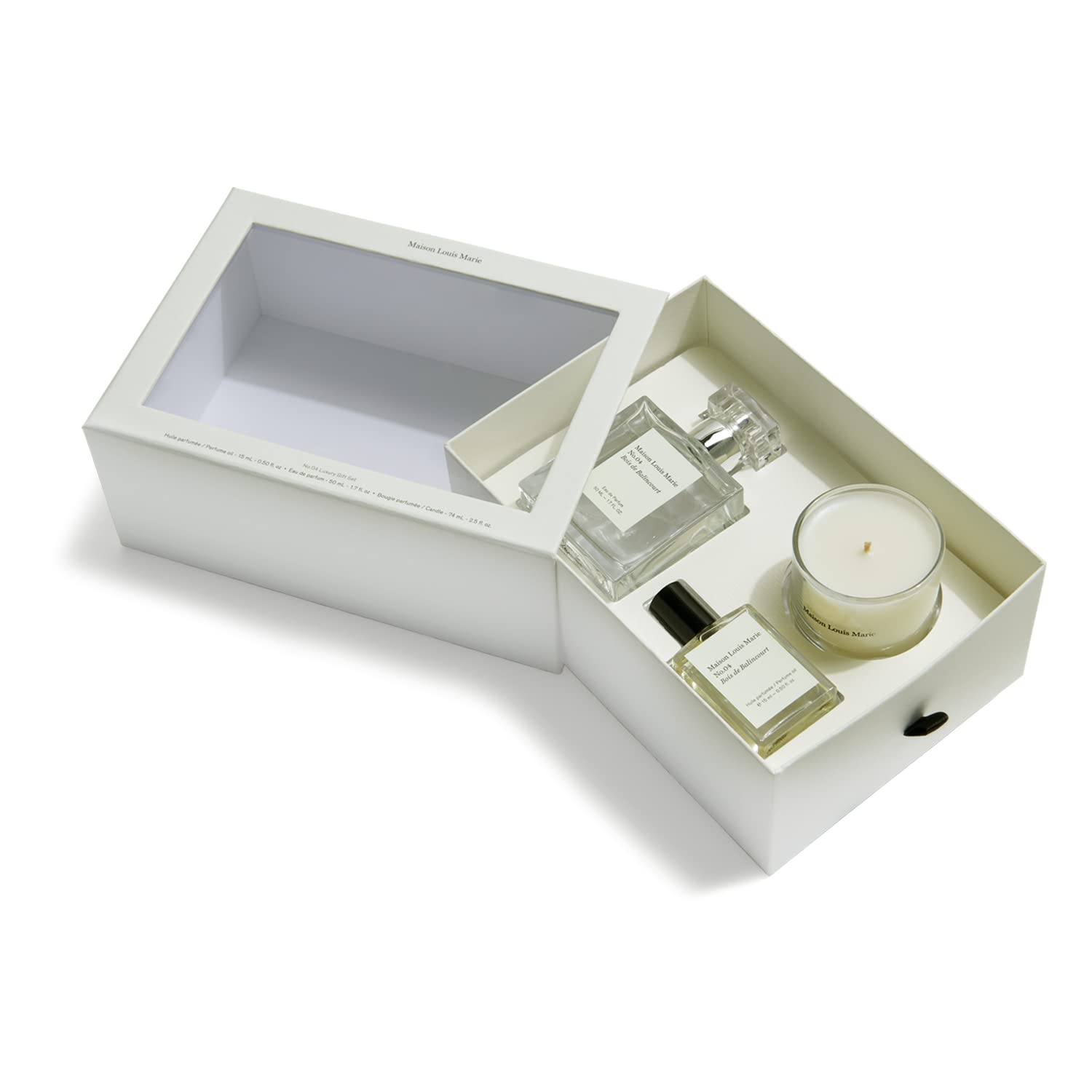 Maison Louis Marie - No.04 Bois De Balincourt Luxury 3-Piece Gift Set | Premium Clean Beauty + Non-Toxic Fragrance